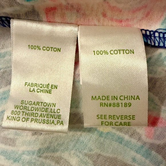 Lilly Pulitzer Blue and Pink Floral Dress - Picture 5 of 6